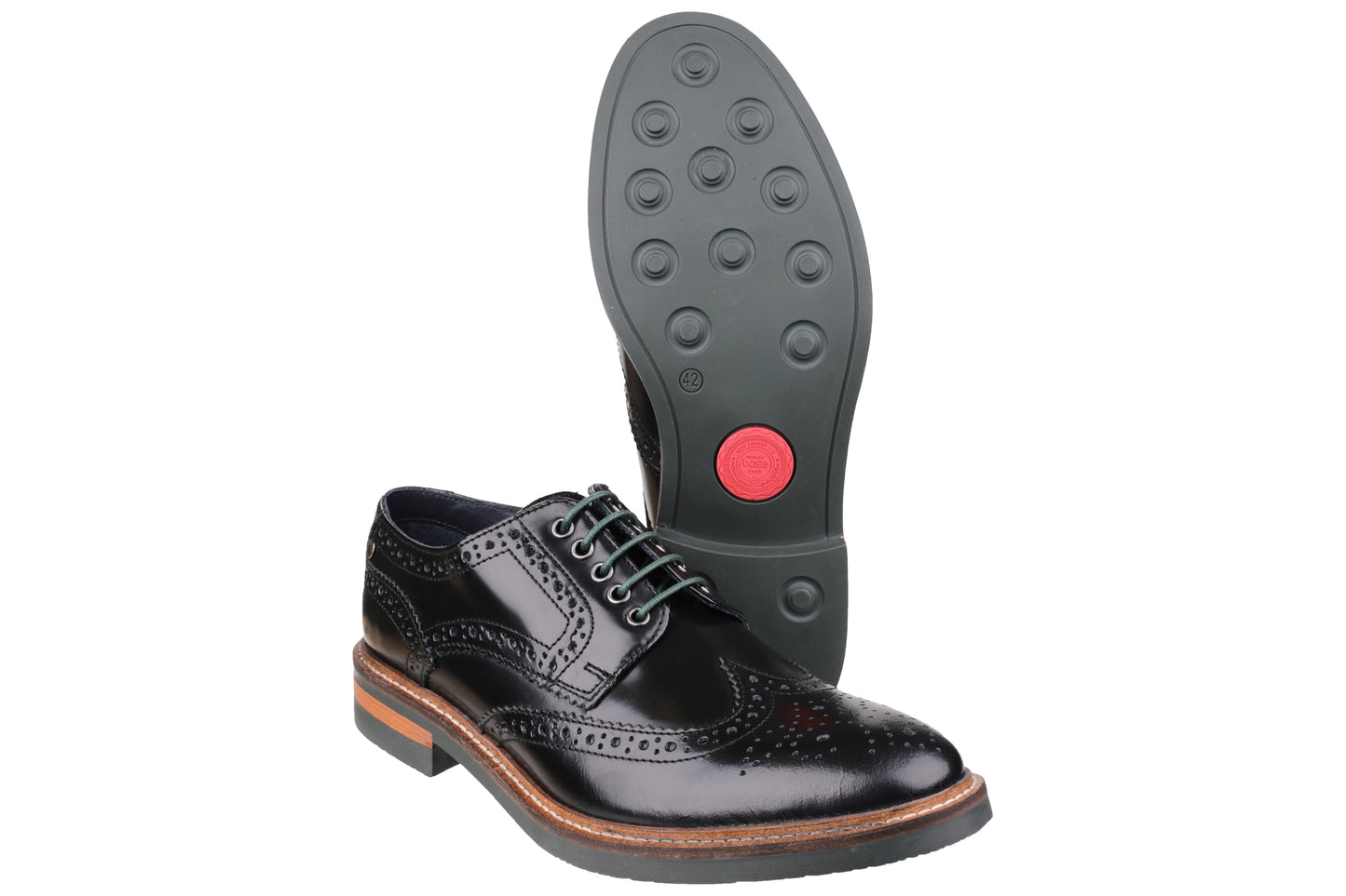 Base London Woburn Hi Shine Black Mens