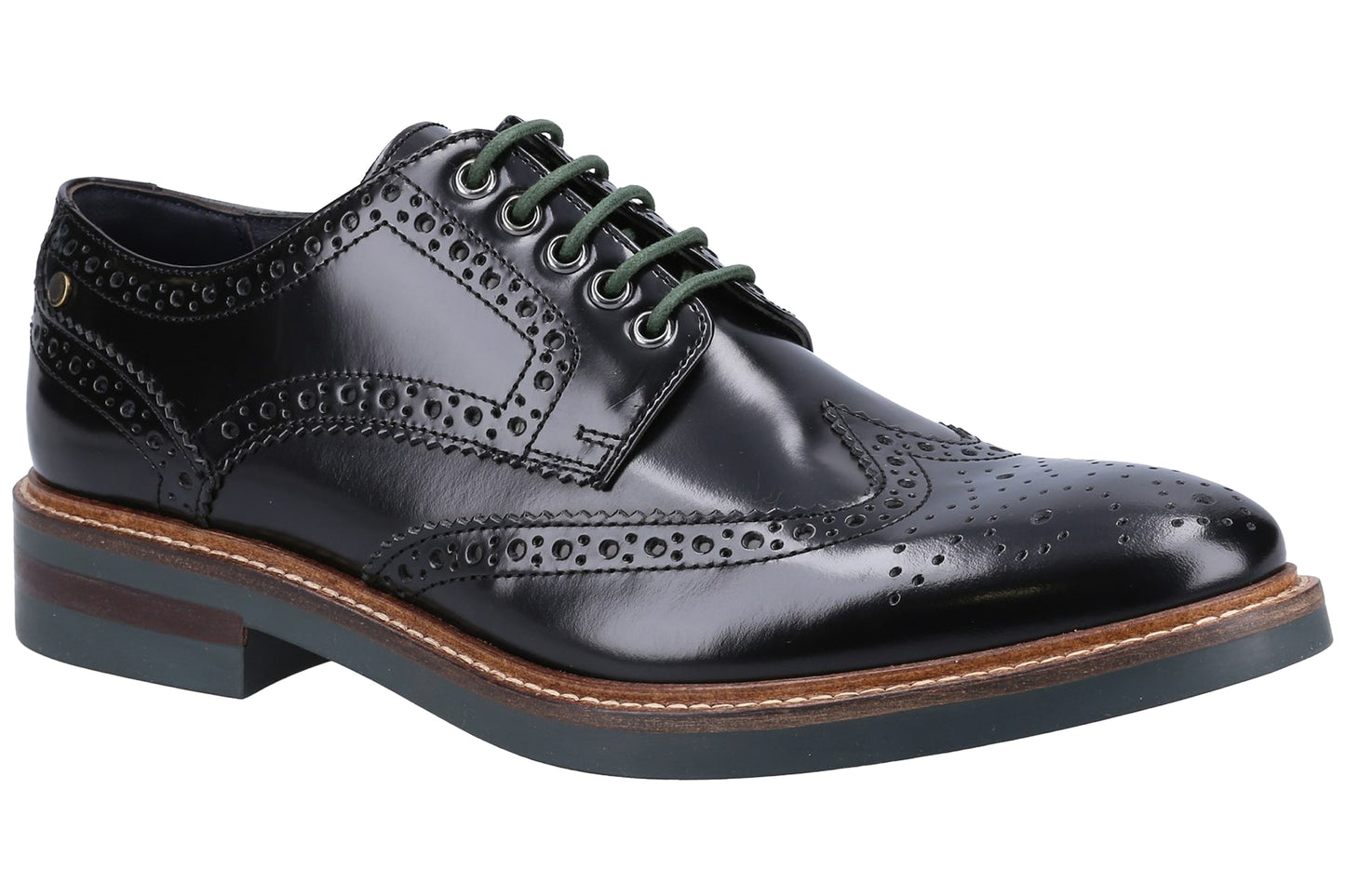 Base London Woburn Hi Shine Black Mens