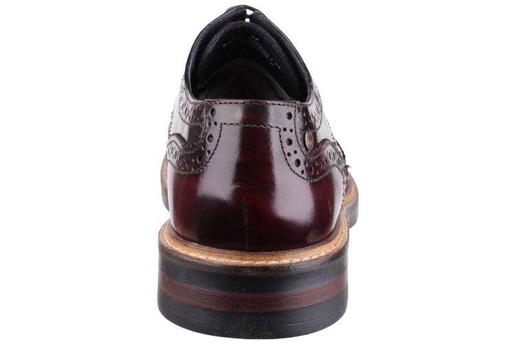 Base London Woburn Hi Shine Bordo Mens