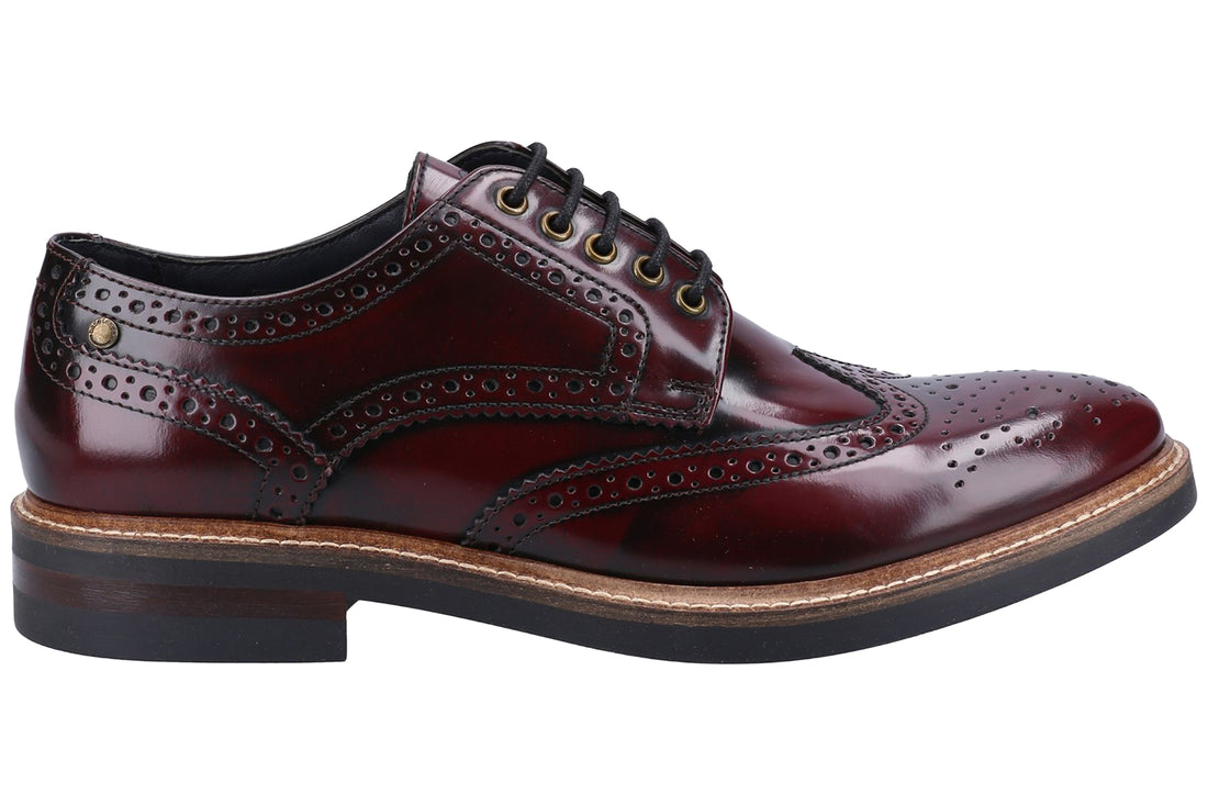 Base London Woburn Hi Shine Bordo Mens Shoes – McConnell Shoes