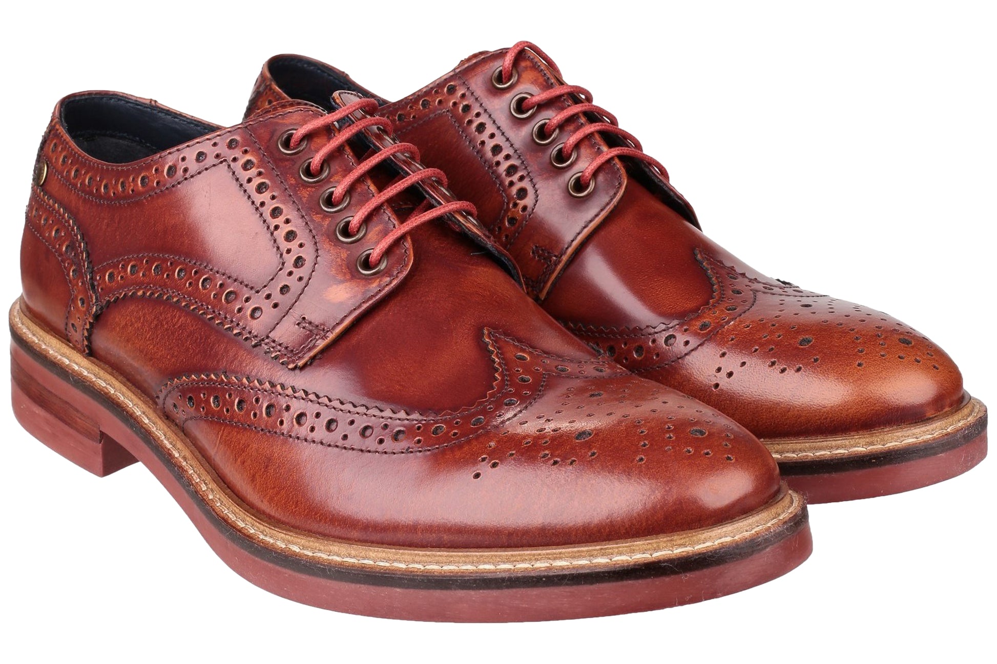 base-london-woburn-tan-mens-classic-lace-shoes-pair-right