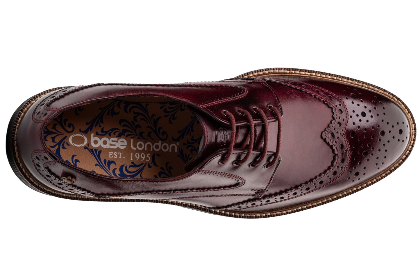 Base London York Washed Bordo Mens