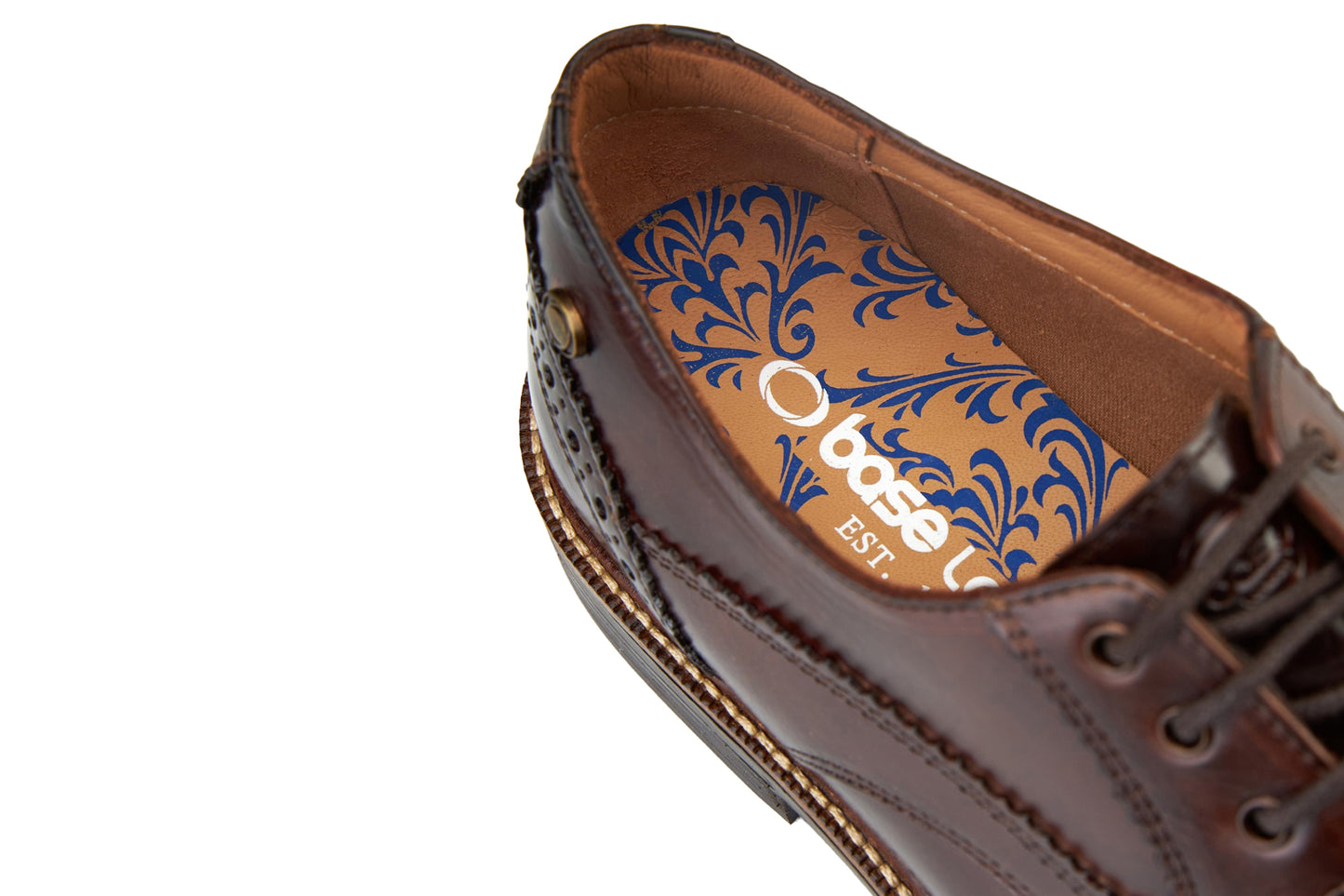 Base London York Washed Brown Mens