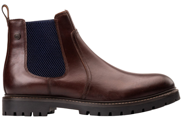 Base London Zinc Pull Up Brown Mens