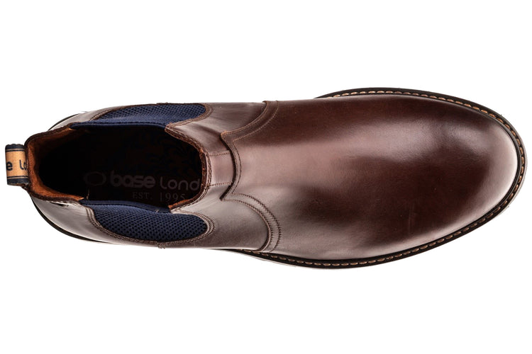 Base London Zinc Pull Up Brown Mens