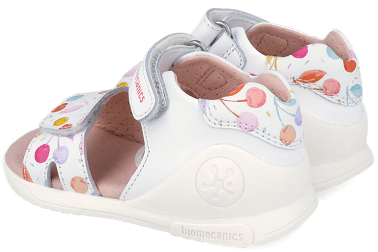 Biomecanics Lesley 262141A White Multi Girls Sandals
