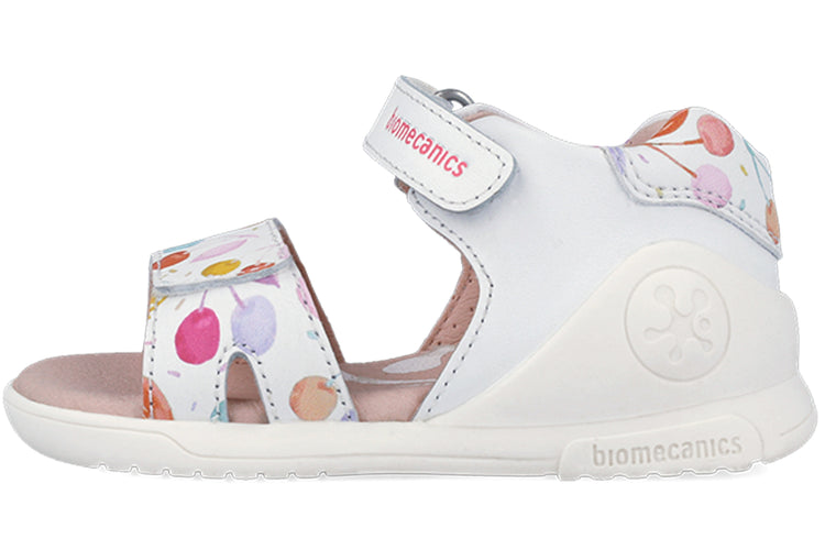 Biomecanics Lesley 262141A White Multi Girls Sandals
