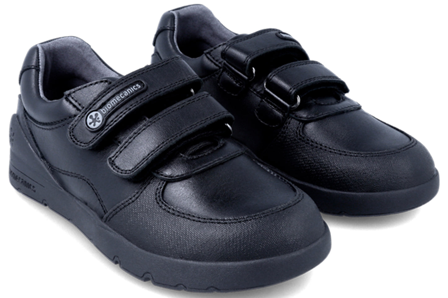 Biomecanics Eddie 231016 Black Leather Boys School Shoes