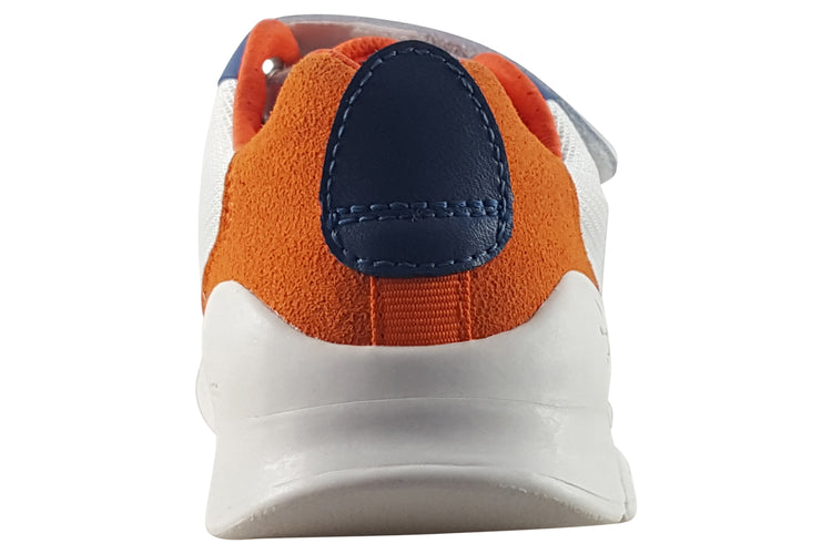 Biomecanics Harlow 242221B Denim/Orange/White Boys Shoes
