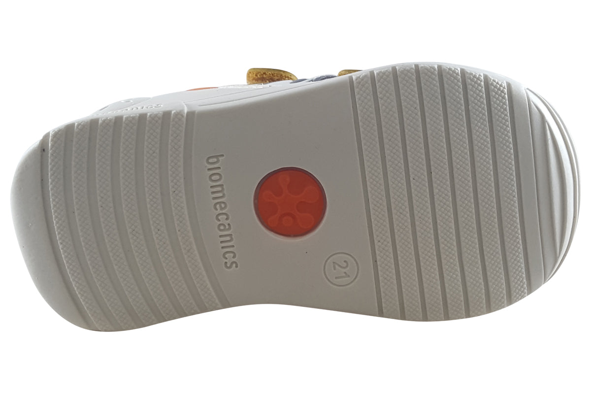 biomecanics hayden 242132b mustard boys first shoes sole