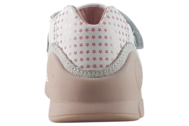 Biomecanics Honour 242108D White/Pink Stars Girls Sandals