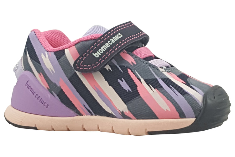 Biomecanics Ida 241141B Navy/Pink Girls First Shoes
