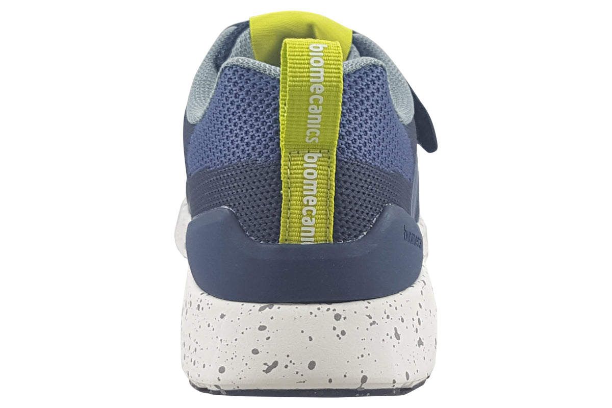biomecanics ignatius 241271a navy lime boys trainers back