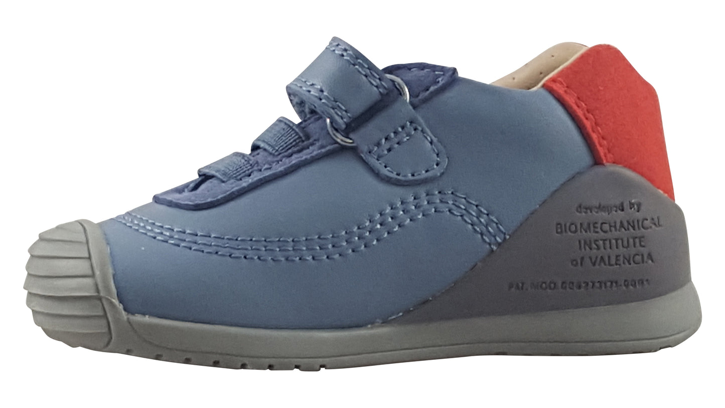 biomecanics imran navy blue boys first shoes left