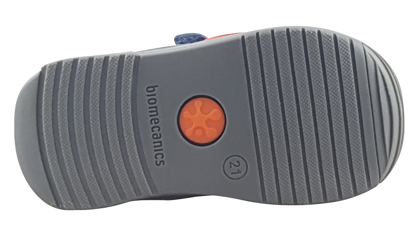 biomecanics imran navy blue boys first shoes sole