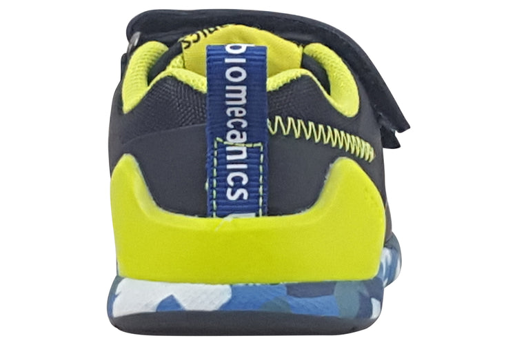 Biomecanics Irvine 241140A Navy/Lime Boys First Shoes
