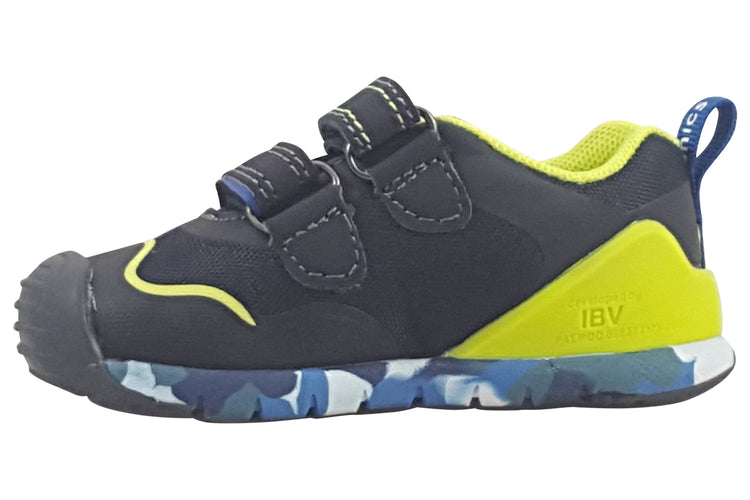 Biomecanics Irvine 241140A Navy/Lime Boys First Shoes