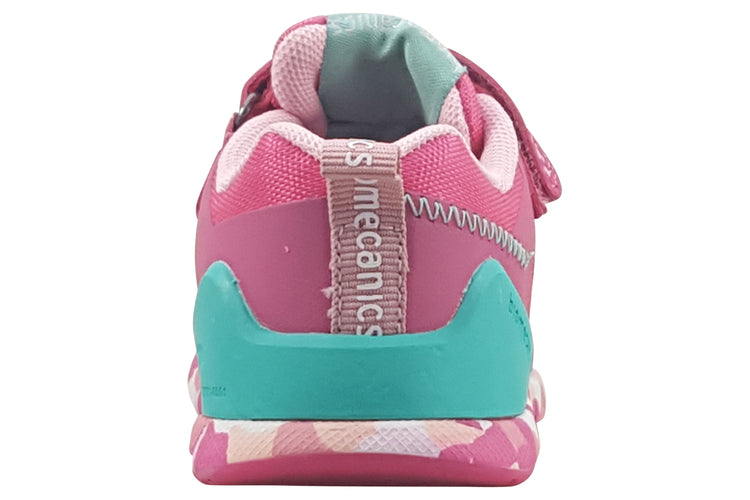 Biomecanics Ivy 241140B Pink/Aqua Girls First Shoes