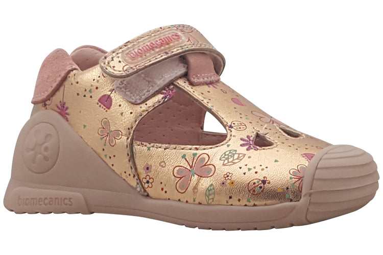 Biomecanics Jacinta 252102 Gold Girls First Shoes