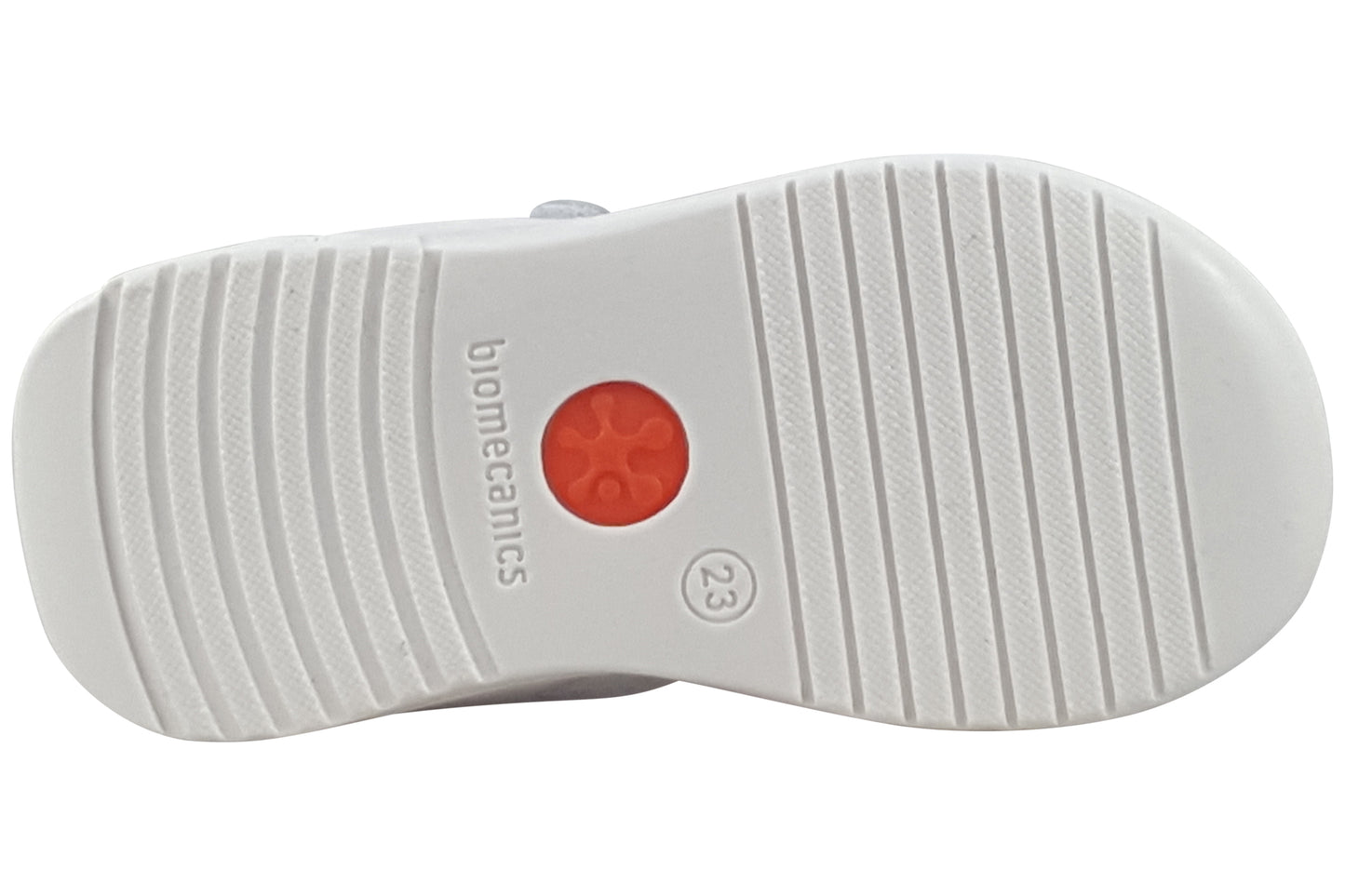 biomecanics jade white hearts girls sandals sole