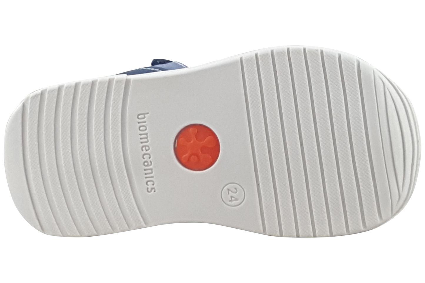 biomecanics jasper denim boys first shoes sole