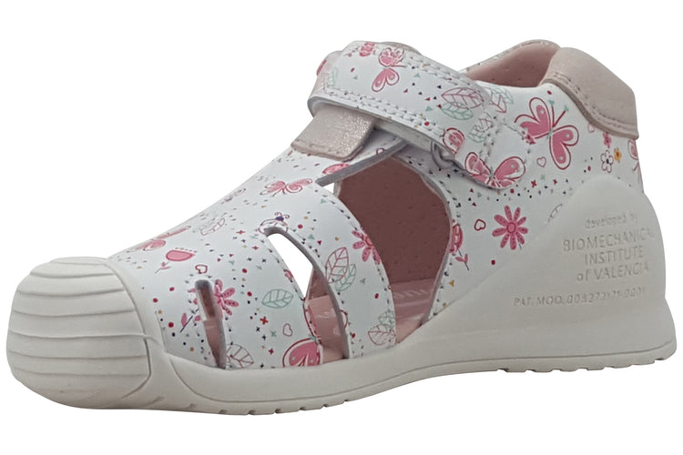 Biomecanics Jolene 252101 White Girls First Shoes