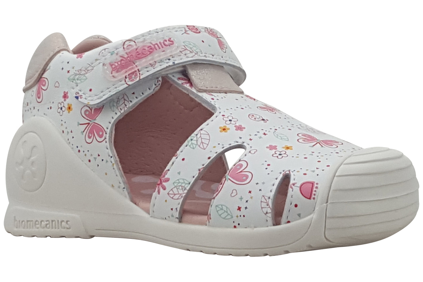 biomecanics jolene white girls first shoes right