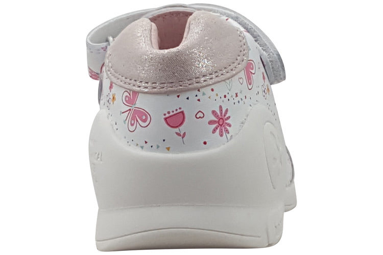 Biomecanics Jolene 252101 White Girls First Shoes