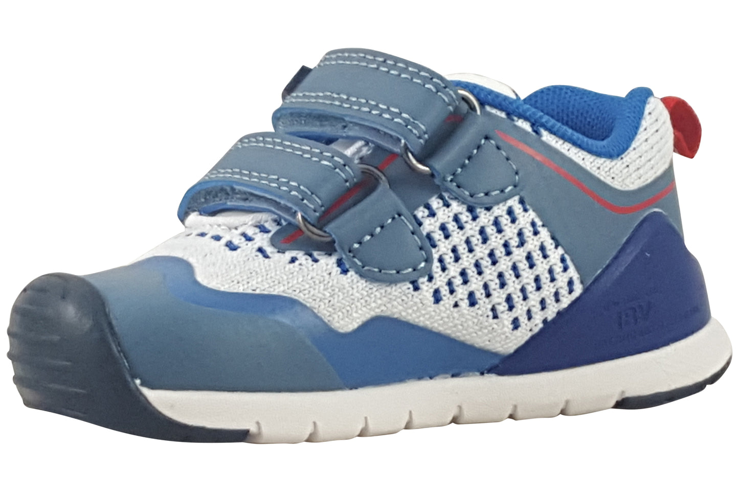 biomecanics jordan white denim boys first shoes left