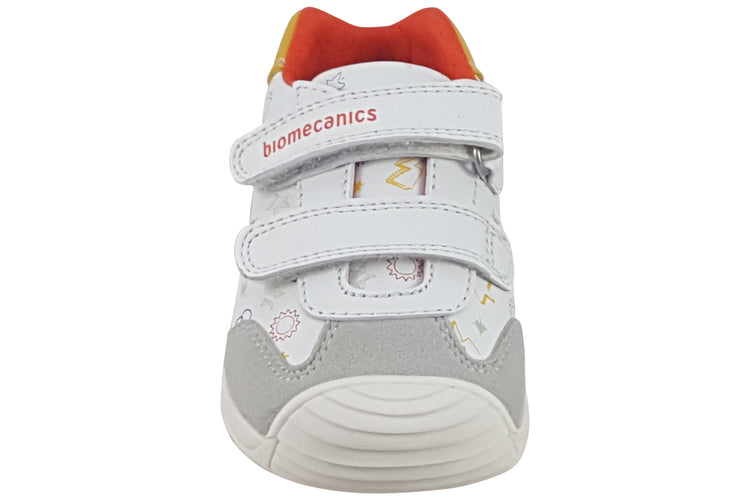 Biomecanics Josiah 252115 White Multi Boys First Shoes