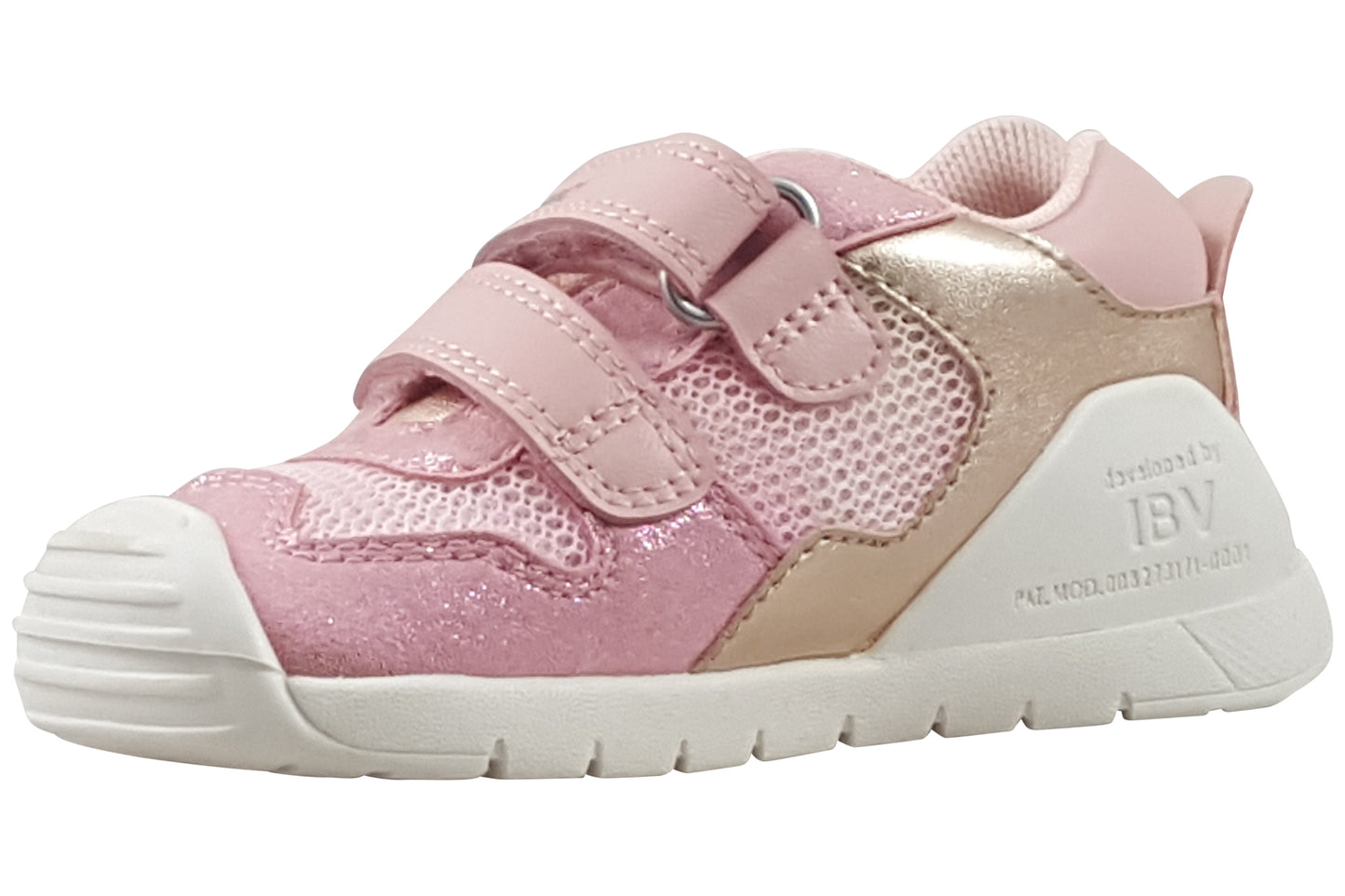 biomecanics josie pink gold girls first shoes left