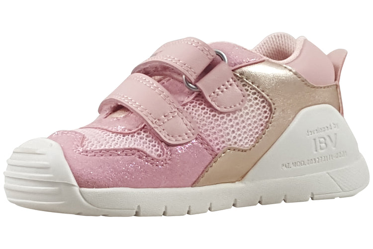 Biomecanics Josie 252120 Pink/Gold Girls First Shoes