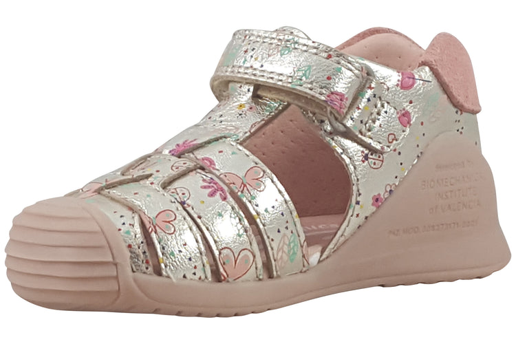 Biomecanics Judy 252103 Pewter Girls Sandals