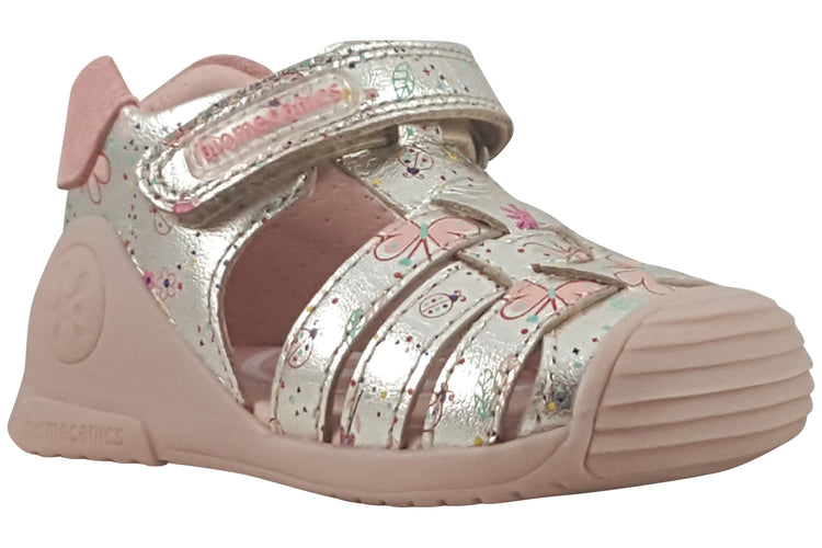 Biomecanics Judy 252103 Pewter Girls Sandals