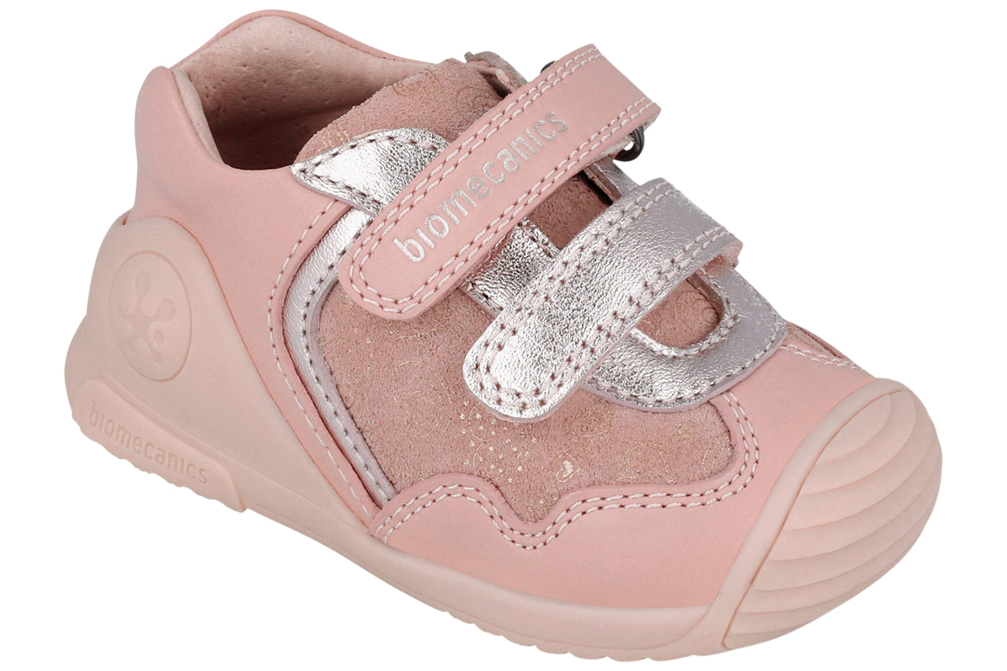 Biomecanics Kaia 251103A Pink Silver Girls First Shoes