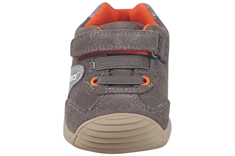 Biomecanics Kaiser 251127B Brown Orange Boys First Shoes