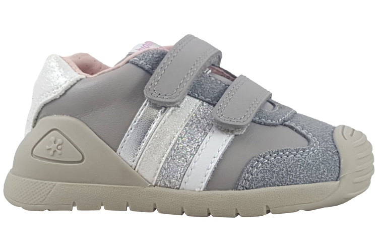 Biomecanics Kas 251129D Grey Metallic Girls First Shoes