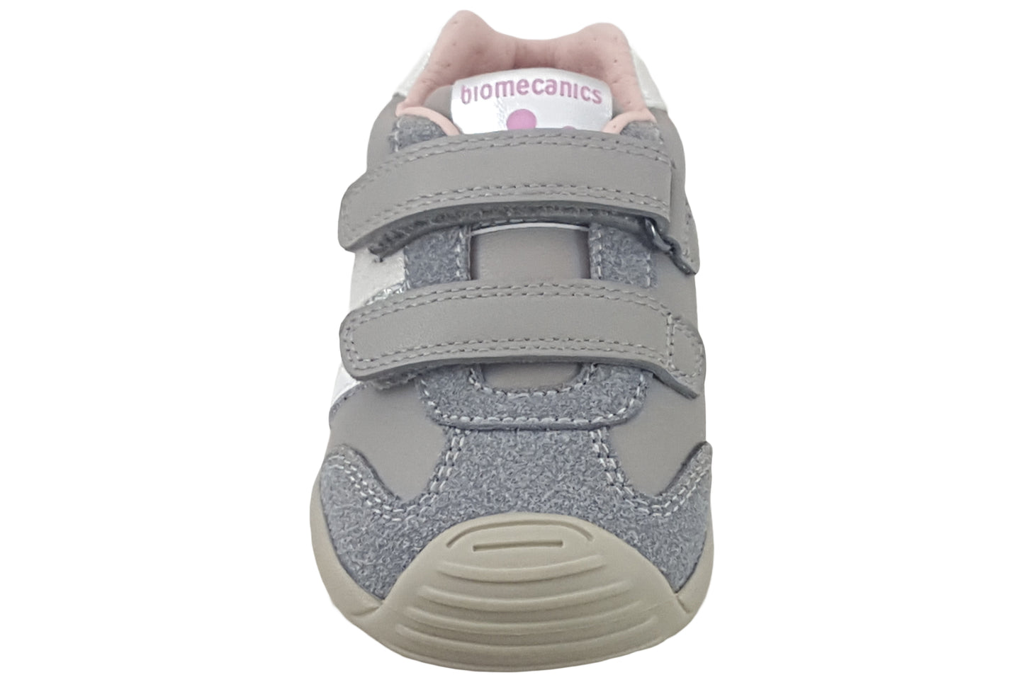 biomecanics kas girls first shoes grey met top