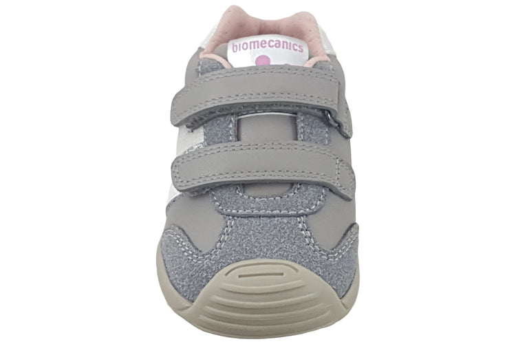 Biomecanics Kas 251129D Grey Metallic Girls First Shoes