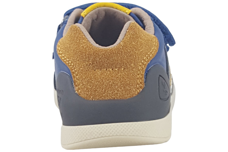 Biomecanics Kenneth 251129B Cobalt Yellow Boys First Shoes