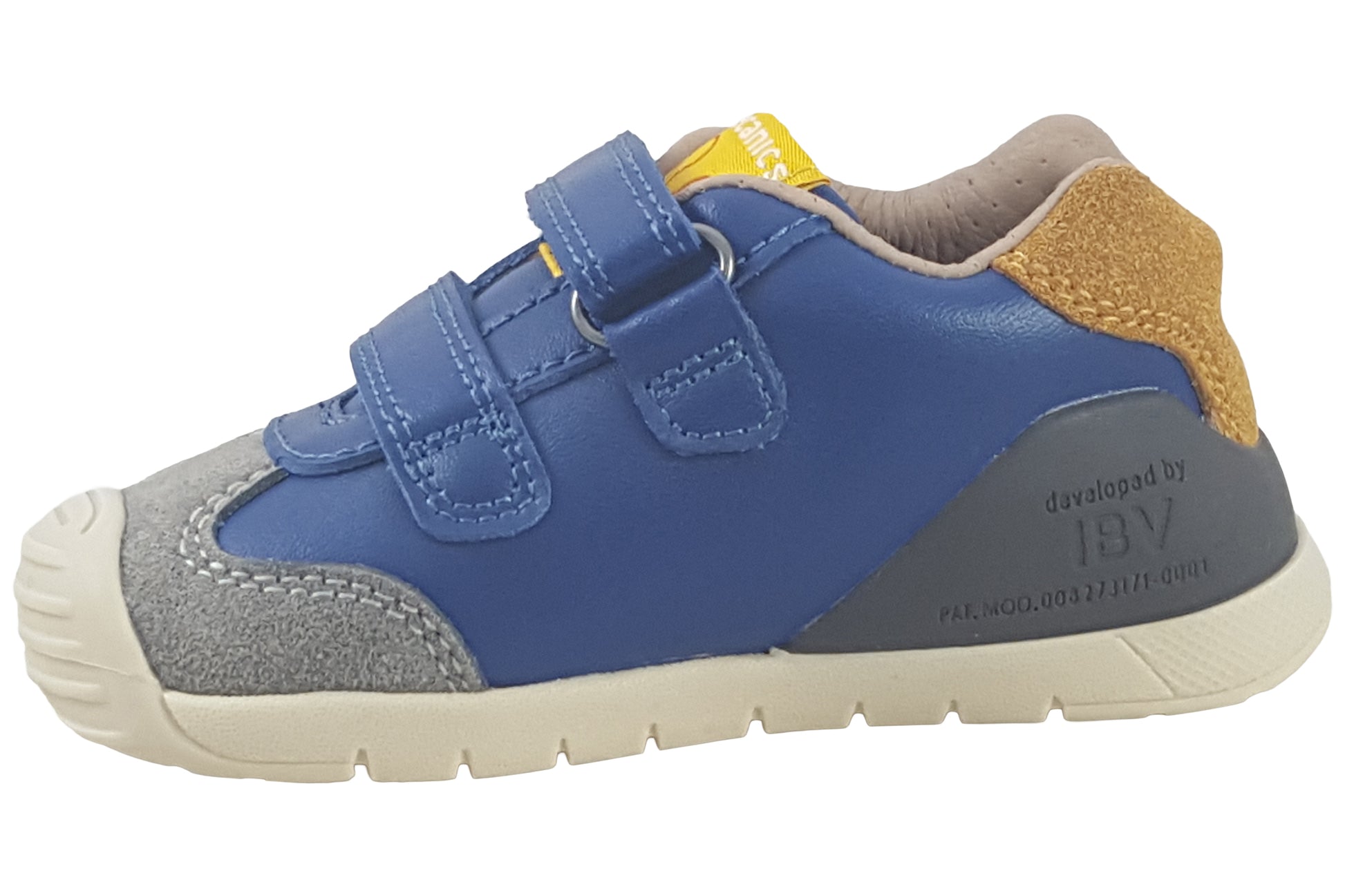 biomecanics-kenneth-boys-first-shoes-cobalt-yellow-left