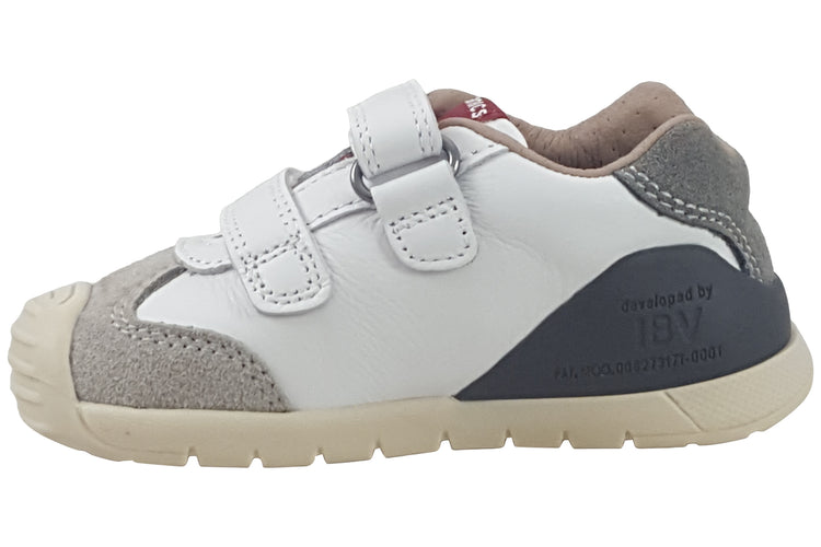Biomecanics Kenneth 251129C White Grey Boys First Shoes