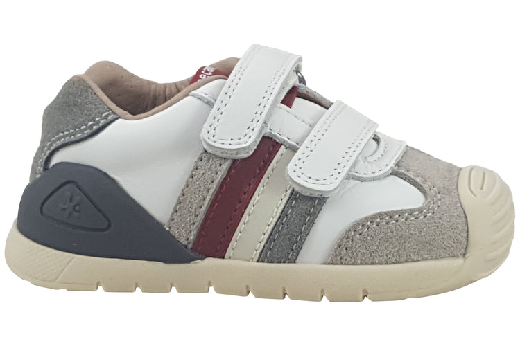 Biomecanics Kenneth 251129C White Grey Boys First Shoes