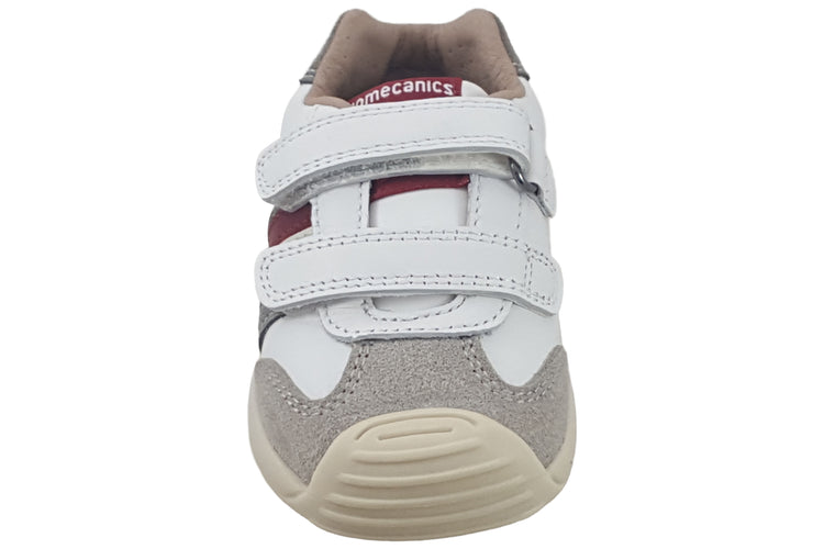 Biomecanics Kenneth 251129C White Grey Boys First Shoes