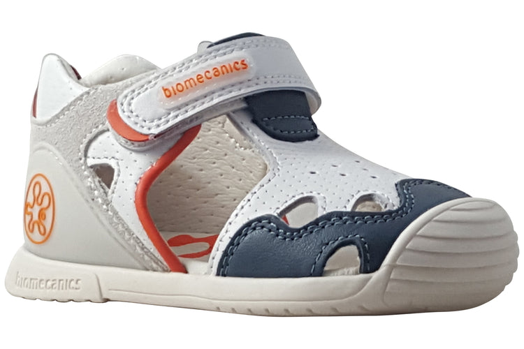 Biomecanics Landy 262128-C White/Blue Boys Sandals