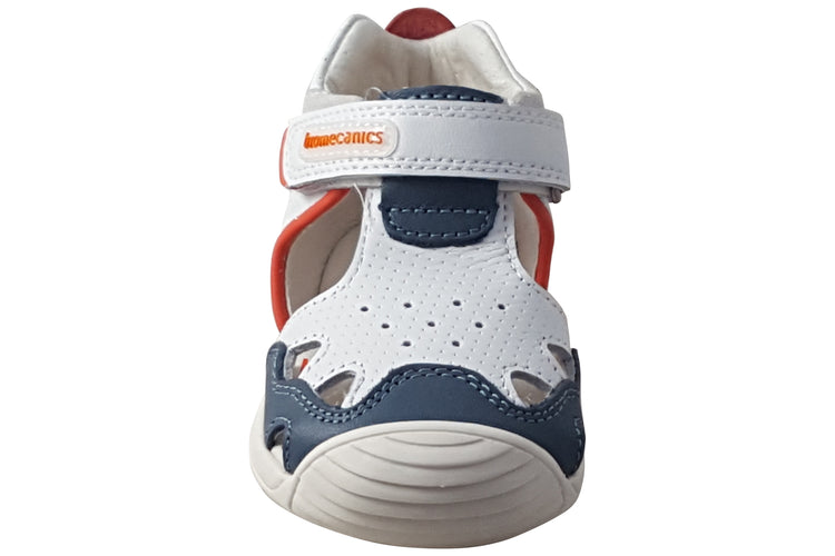 Biomecanics Landy 262128-C White/Blue Boys Sandals