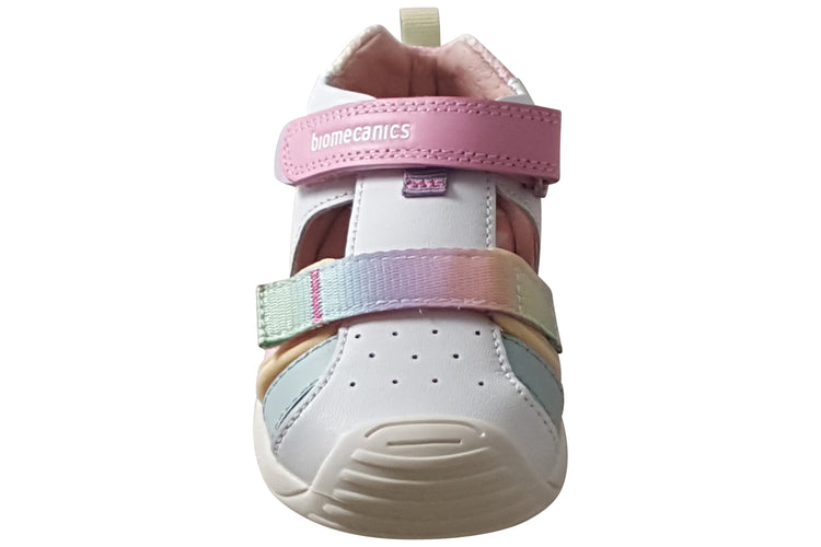 Biomecanics Lena 262111C White Multi Girls Sandals