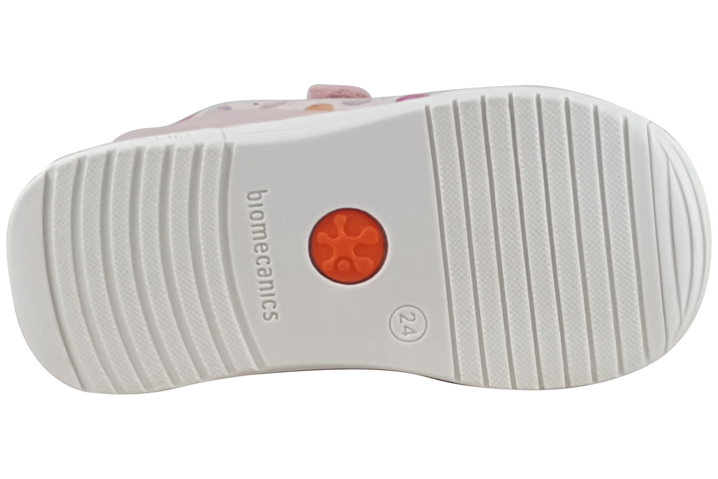 Biomecanics Lily 262102A Cotton Pink Girls First Shoes