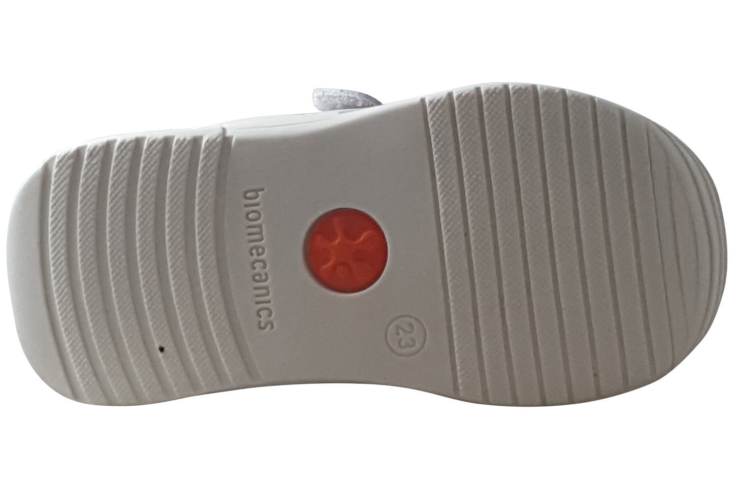 Biomecanics Lily 262102B White Girls First Shoes