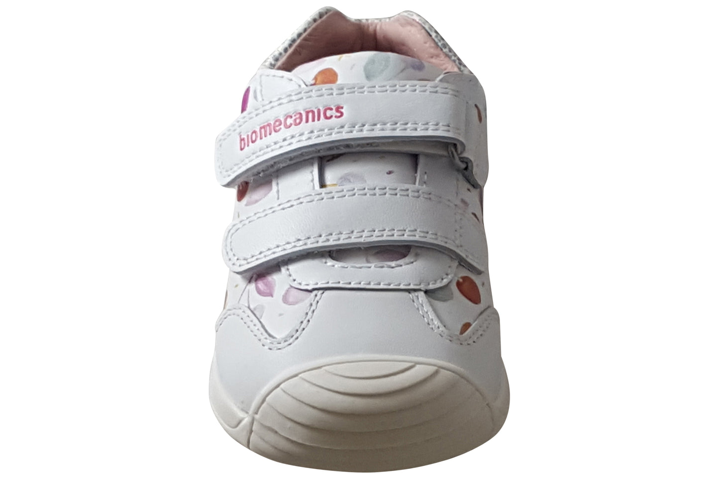 Biomecanics Lily 262102B White Girls First Shoes
